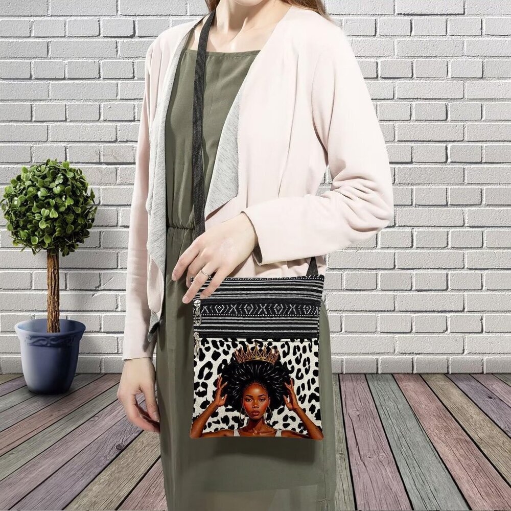 Messenger Bag Small Ethnic Pattern Crossbody Wall… - image 4